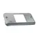 Tampa Condulete PVC 1/2" 3/4" 2 Modulos Horizontal Cinza Wetzel