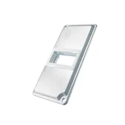 Tampa Condulete PVC 1" Postos Horizontais Branco Wetzel