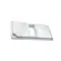 Tampa Condulete PVC 1" Postos Horizontais Branco Wetzel