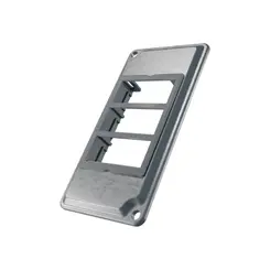 Tampa Condulete Aluminio 3/4" 3 Postos Horizontais Wetzel