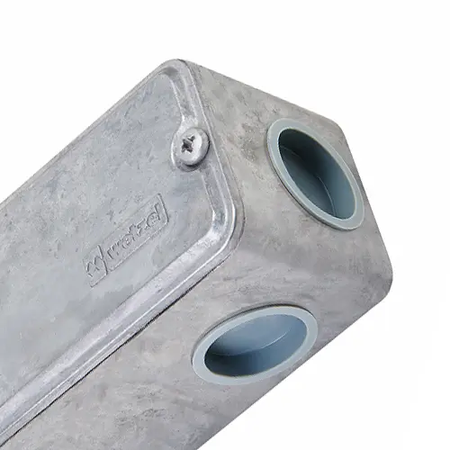 Condulete Aluminio Multiplo ( L ) 2" Tampa Cega Wetzel