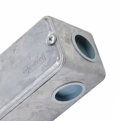 Condulete Aluminio Multiplo ( L ) 2" Tampa Cega Wetzel