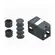 Conjunto Condulete PVC 1" c/1 Interruptor Simples Cinza Wetzel