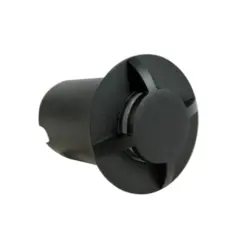 Mini Balizador Led Solo 1,5W 4 Fachos 3000k Preto Foxlux