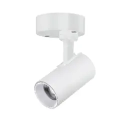 Spot Canopla LED Direcionavel Sobrepor 12W 3000K Bivolt Branco Foxlux