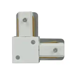 Juncao Linear L para Trilho Branco Foxlux