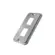 Tampa Condulete Aluminio 1" P/ 2 RJ s/Moldura s/Pintura Wetzel