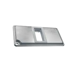 Tampa Aluminio 1" s/Pintura 1 Posto Horizontal Wetzel