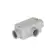 Condulete Aluminio Cinza ( T ) 2.1/2" Tampa Cega Vedada PVC BSP Wetzel