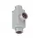Condulete Aluminio Cinza ( X ) 2.1/2" Tampa Cega Vedada PVC BSP Wetzel