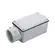 Condulete Aluminio Cinza ( E ) 2.1/2" Tampa Cega Vedada PVC BSP Wetzel