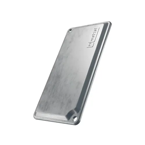 Tampa Condulete Aluminio 1" Cega C/Vedacao s/PinturaWetzel