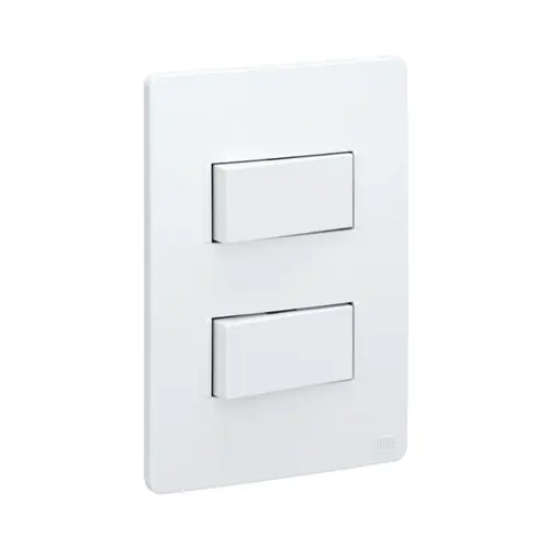 Conjunto 2 Interruptores Simples 16091321 Branco Esatta Weg