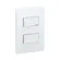 Conjunto 2 Interruptores Simples 16091321 Branco Esatta Weg