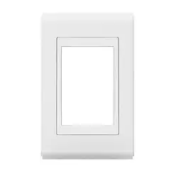 Placa 3 Modulos 4X2 Branco 13803804