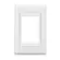 Placa 3 Modulos 4X2 Branco 13803804