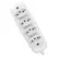 Regua Tomada Quadrupla P/ Extensao 2P+T 10A 250V Branco Ilumi
