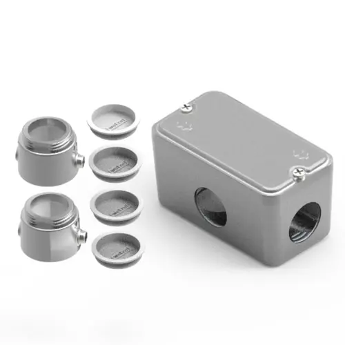 Conjunto Condulete Aluminio ( X ) 1" Tampa Cega Wetzel