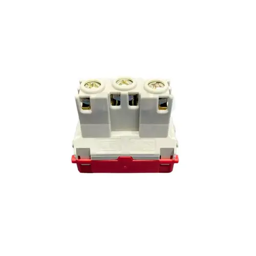 Modulo Tomada P/ Condulete 2P+T 20A 250V Vermelho Wetzel