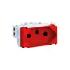 Modulo Tomada P/ Condulete 2P+T 20A 250V Vermelho Wetzel