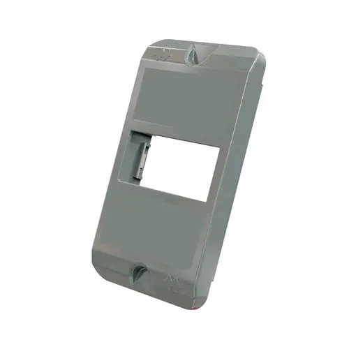 Placa Condulete PVC 1" 1 Posto Horizontal Cinza Wetzel