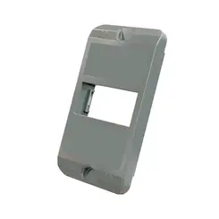 Placa Condulete PVC 1" 1 Posto Horizontal Cinza Wetzel