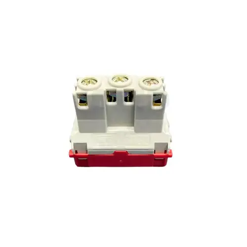 Modulo Tomada 2P+T 10A 250V Vermelho Wetzel
