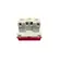 Modulo Tomada 2P+T 10A 250V Vermelho Wetzel