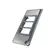 Tampa Condulete Aluminio 1" 3 Postos Horizontais e Moldura Wetzel
