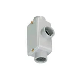 Condulete Aluminio Cinza ( LL ) 2.1/2" Tampa Cega Vedada PVC BSP Wetzel