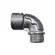 Conector Box Curvo Aluminio 1/2" c/Tampa Wetzel