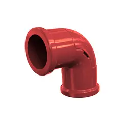 Cotovelo PVC 1" P/Condulete s/Rosca Vermelho Wetzel