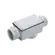 Condulete Aluminio Cinza ( TB ) 2" C/Tampa S/Vedacao S/Rosca Wetzel