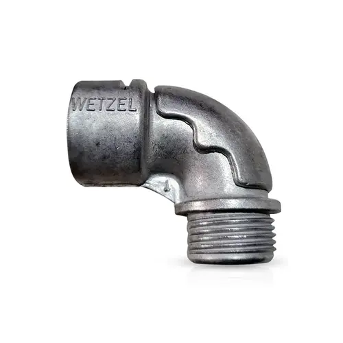 Conector Box Curvo Aluminio 1" c/Tampa Wetzel