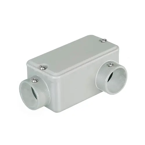 Condulete Aluminio Cinza ( LL ) 3/4" C/Tampa S/Vedacao S/Rosca Wetzel