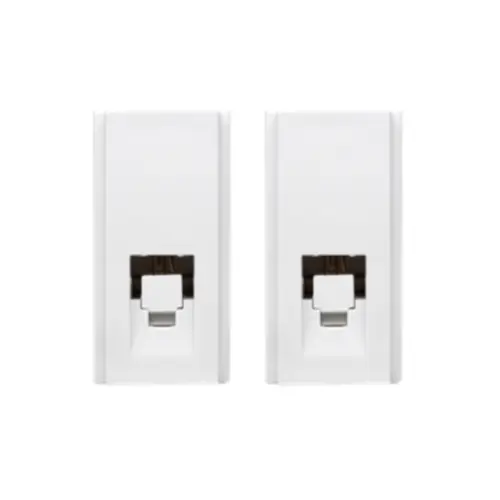 Conjunto 2 Tampa P/Rj45 S/ Conect Branco Brava Soprano