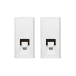 Conjunto 2 Tampa P/Rj45 S/ Conect Branco Brava Soprano