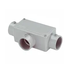 Condulete Aluminio Cinza ( T ) 1.1/2" C/Tampa S/Vedacao S/Rosca Wetzel