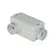 Condulete Aluminio Cinza ( LR ) 2" C/Tampa S/Vedacao S/Rosca Wetzel