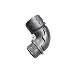 Conector Box Curvo Aluminio 3/4" c/Tampa Wetzel
