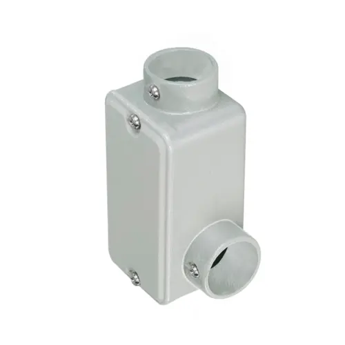 Condulete Aluminio Cinza ( LR ) 1.1/4" C/Tampa S/Vedacao S/Rosca Wetzel