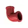 Cotovelo PVC 1/2" P/Condulete s/Rosca Vermelho Wetzel