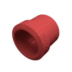 Bucha Reducao PVC 3/4" X 1/2" s/Rosca Vermelho Wetzel
