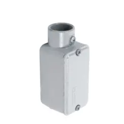 Condulete Aluminio Cinza ( E ) 1.1/4" C/Tampa S/Vedacao S/Rosca Wetzel