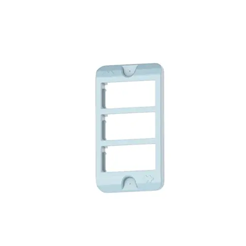 Tampa Condulete PVC 3/4" 3 Postos Horizontal Branco Wetzel