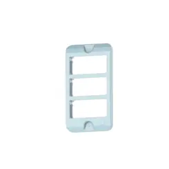 Tampa Condulete PVC 3/4" 3 Postos Horizontal Branco Wetzel