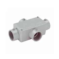 Condulete Aluminio Cinza ( X ) 1.1/4" C/Tampa S/Vedacao S/Rosca Wetzel