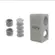 Conjunto Condulete PVC 3/4" c/1 Tomada 20A Cinza Wetzel