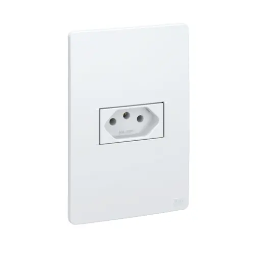 Conjunto Tomada 2P+T 10A-250V PB 16091204 Branco Esatta Weg