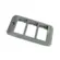 Tampa Condulete PVC 3/4" 3 Postos Horizontal 2 ModuloS P/RJ45 Industrie Cinza Wetzel